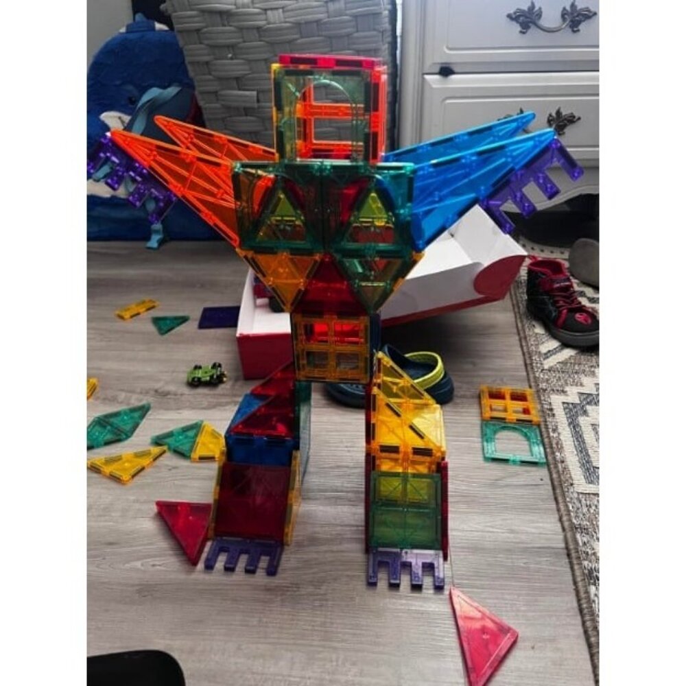 Magnetic Tiles Building Blocks for Kids, STEM Approved Educational Toys